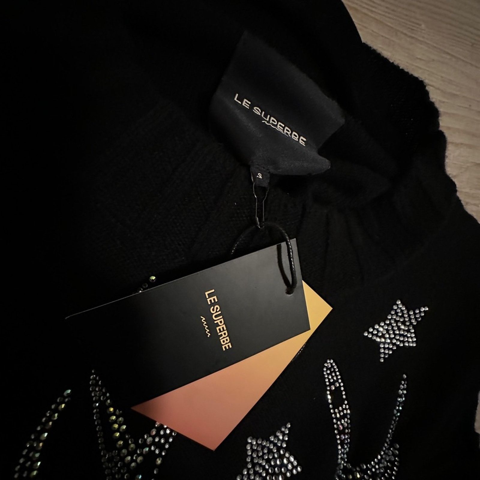 Le Superbe Le Superbe | Cashmere and Wool Blend Sweater Size S / US 4 / IT 40 - 4 Thumbnail
