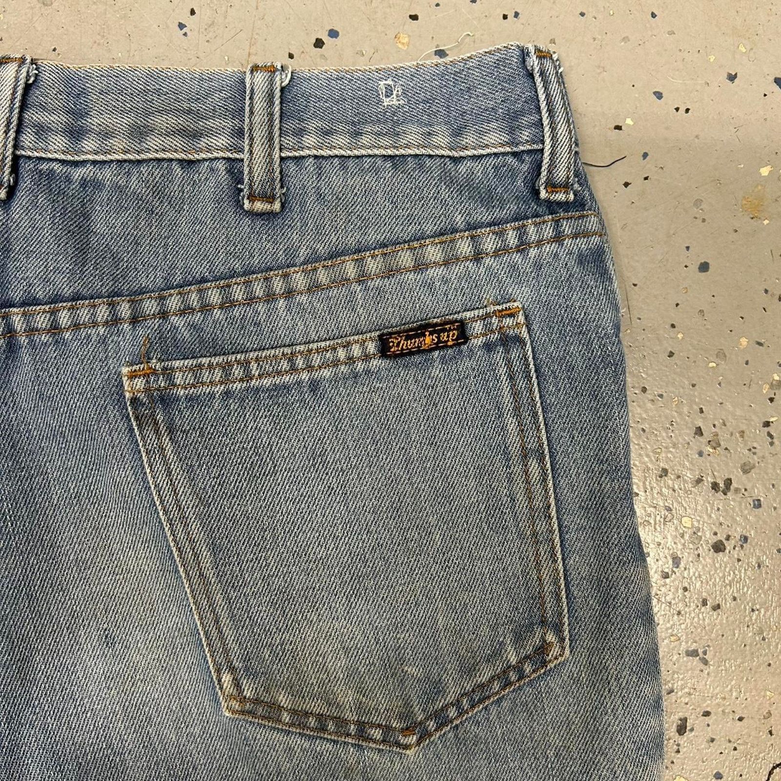 Sears VTG 70s Sears thumbs up Faded blue jeans with a relaxed fit Size US 34 / EU 50 - 8 Thumbnail