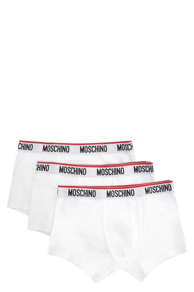 o1y0225 Size : XS / Logo 3-Piece Set Boxer in White