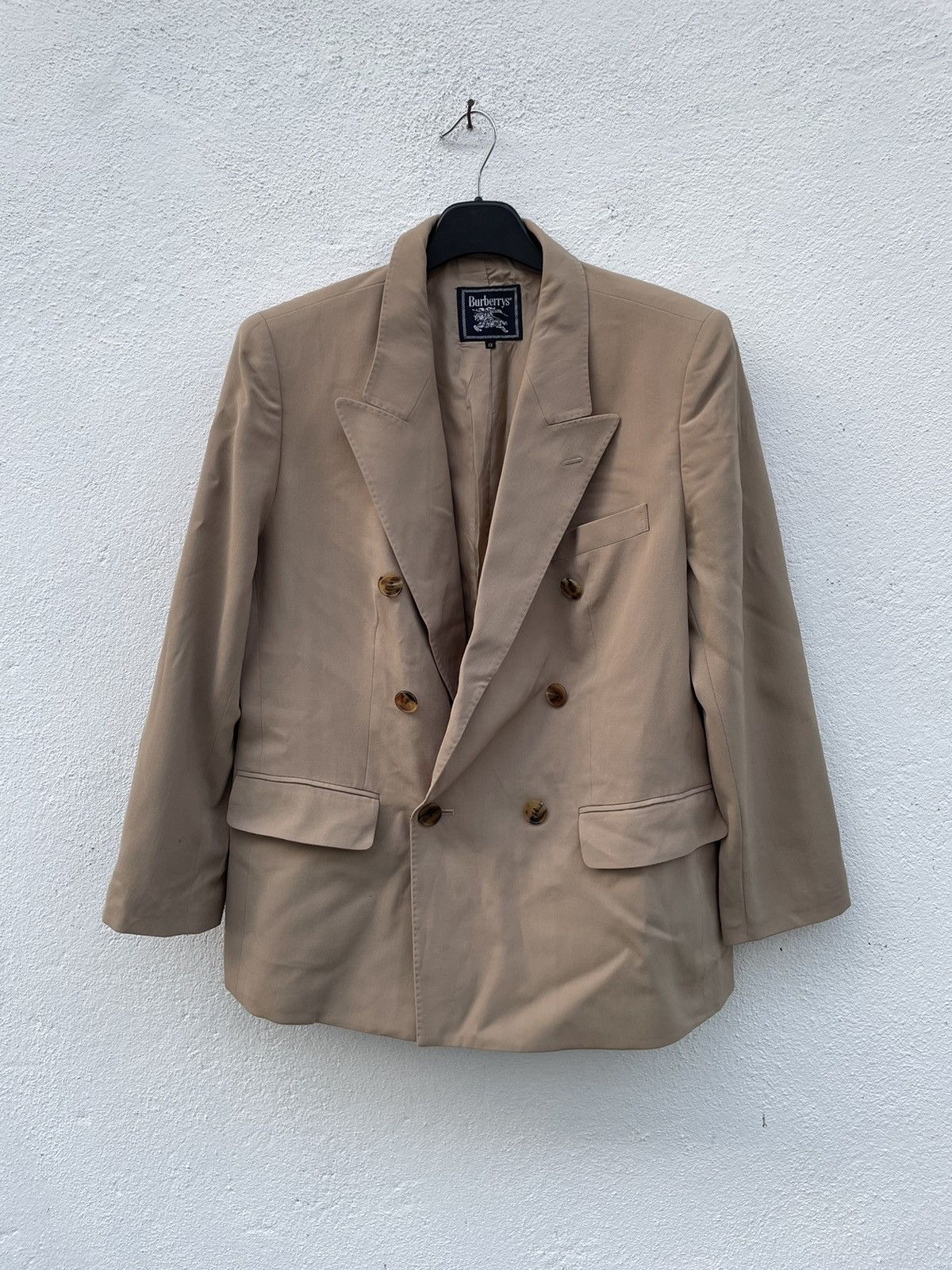 Burberry Prorsum Vintage Burberry Double Breasted Wool Coat Blazer Size XL / US 12-14 / IT 48-50 - 1 Thumbnail
