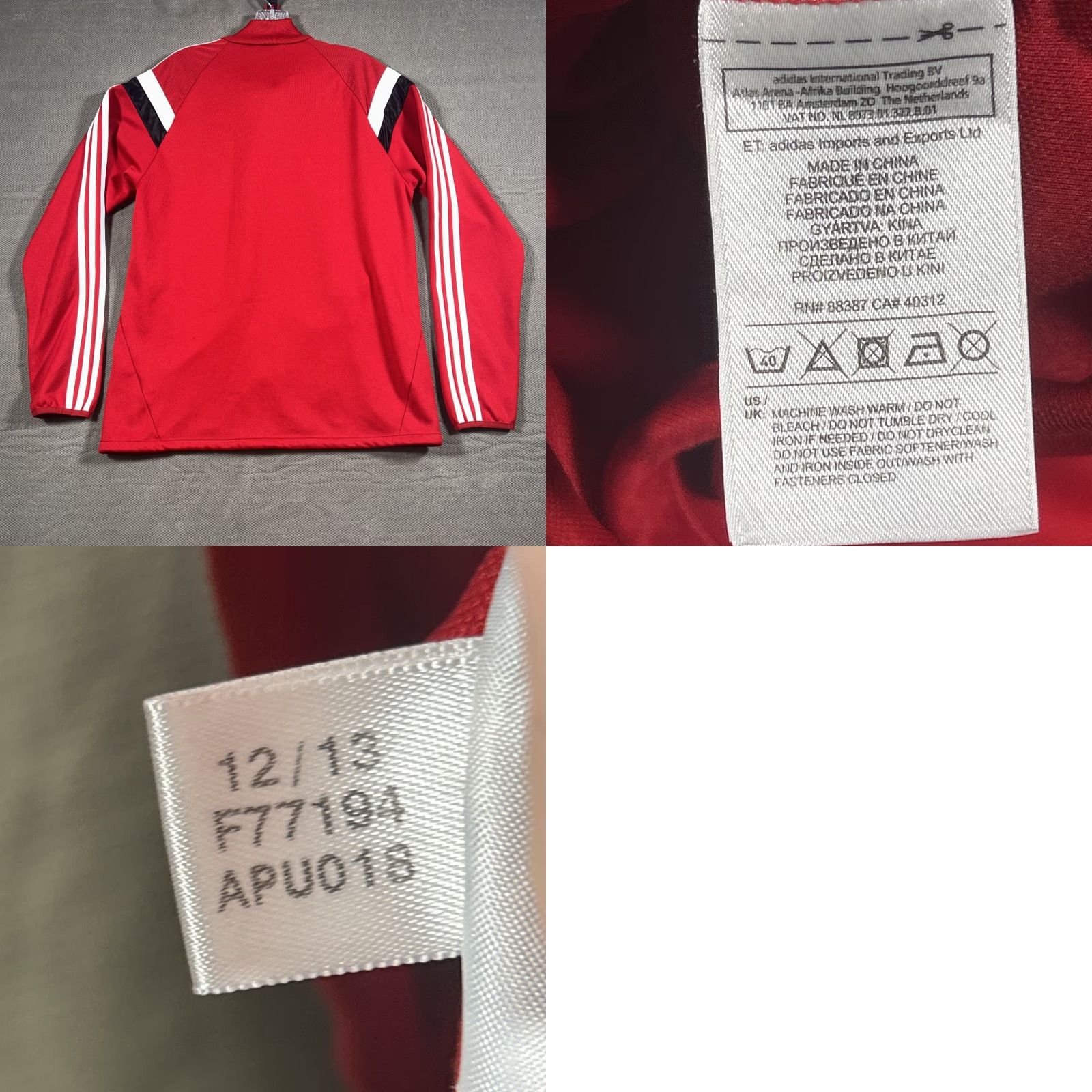 Adidas Adidas Red Devils United Full-Zip Track Jacket Red Mens M Climacool Soccer Jacket Men Track Adidas Red Devil United Full Zip Climacool Soccer Size US M / EU 48-50 / 2 - 8 Thumbnail