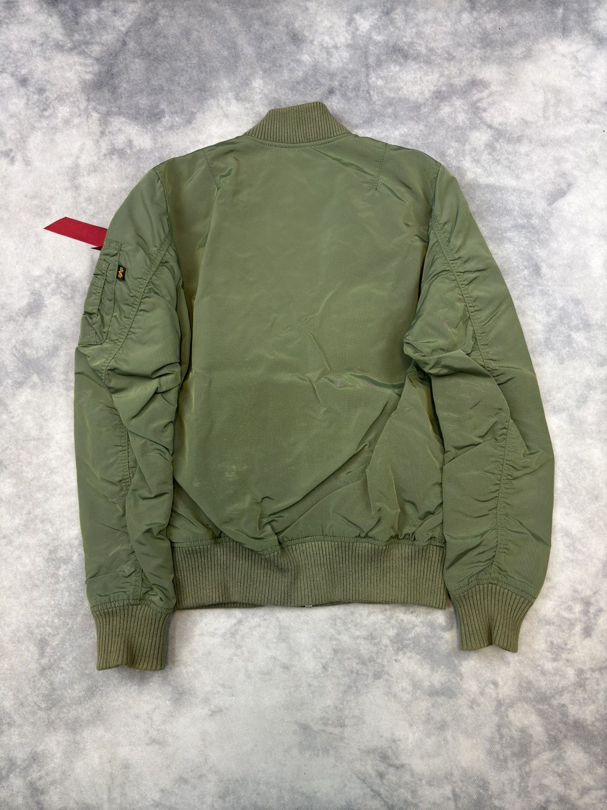 Alpha Industries × Vintage 🔥 Vintage Alpha Industries MA-1 Flight Bomber Jacket Size US S / EU 44-46 / 1 - 5 Thumbnail