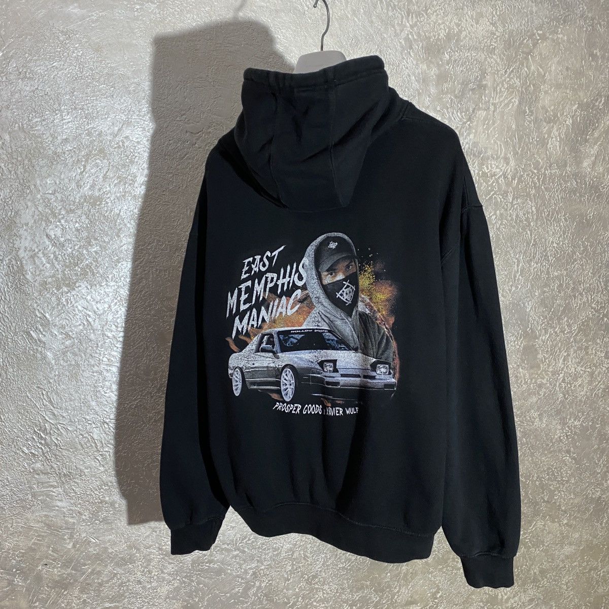 Xavier Wulf x Prosper Goods Hoodie XL Y2K Rare Car BMW Hype