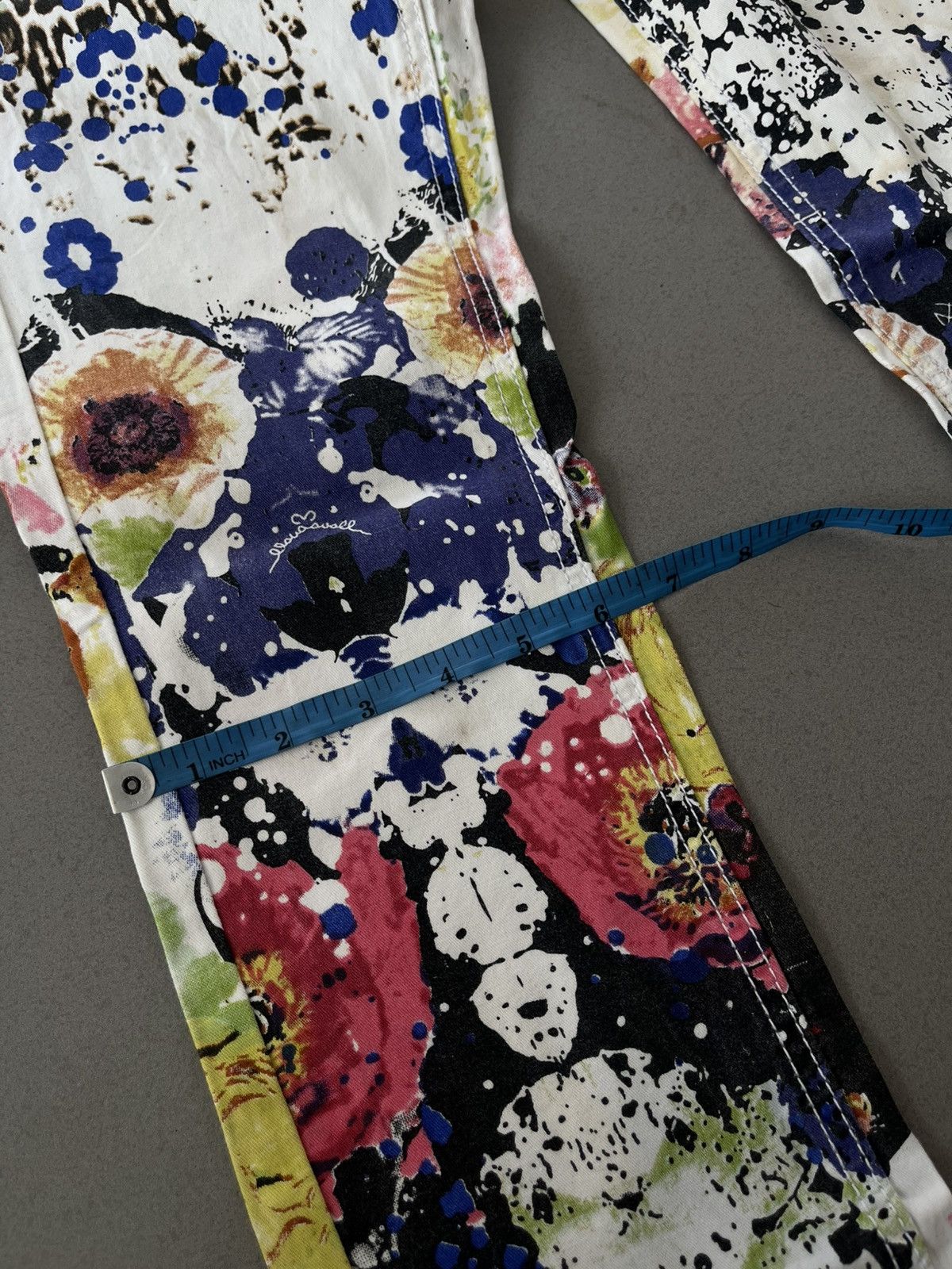 Just Cavalli SS01 Just Cavalli Abstract Paint Pants Size 27" / US 4 / IT 40 - 16 Thumbnail