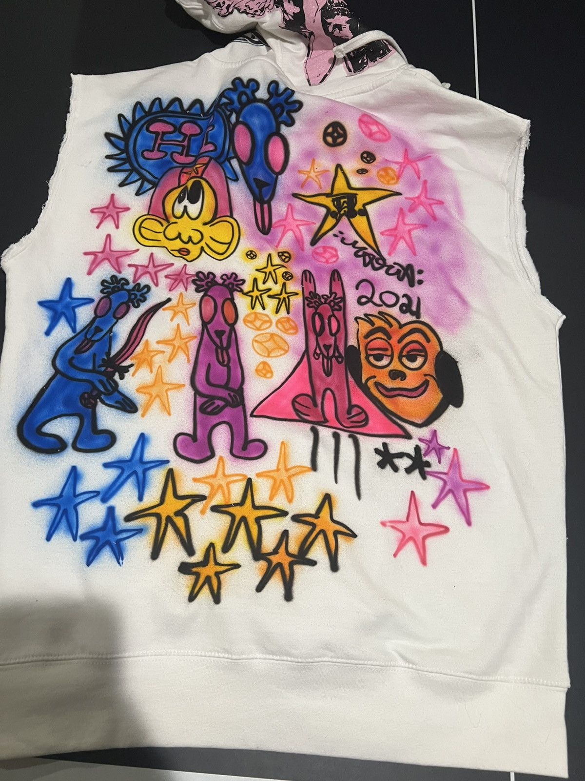 Other hiero maar x golby death note airbrushsleeveless hoodie Size US XL / EU 56 / 4 - 2 Thumbnail