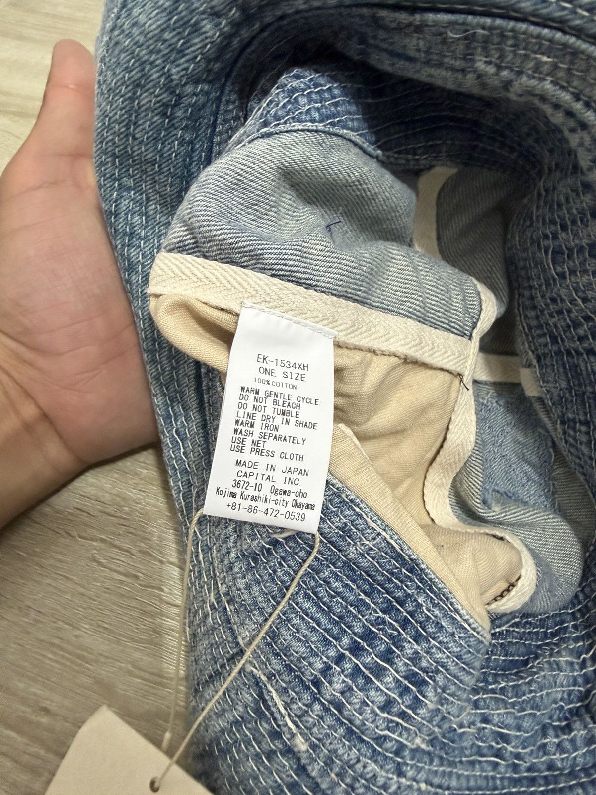 Kapital KAPITAL KOUNTRY THE OLD MAN & THE SEA BUCKET HAT Size ONE SIZE - 6 Thumbnail