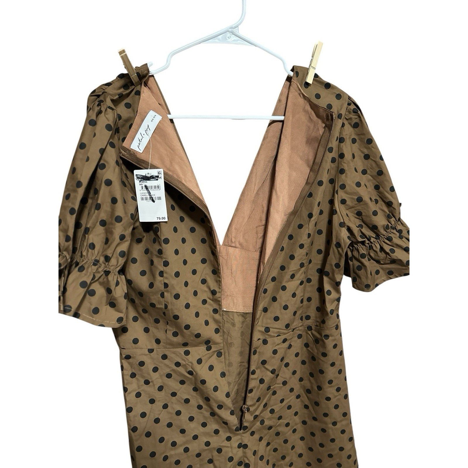 Other NWT PETAL & POP POLKA DOTS MIDI DRESS- BROKEN ZIPPER Size XL / US 12-14 / IT 48-50 - 5 Thumbnail
