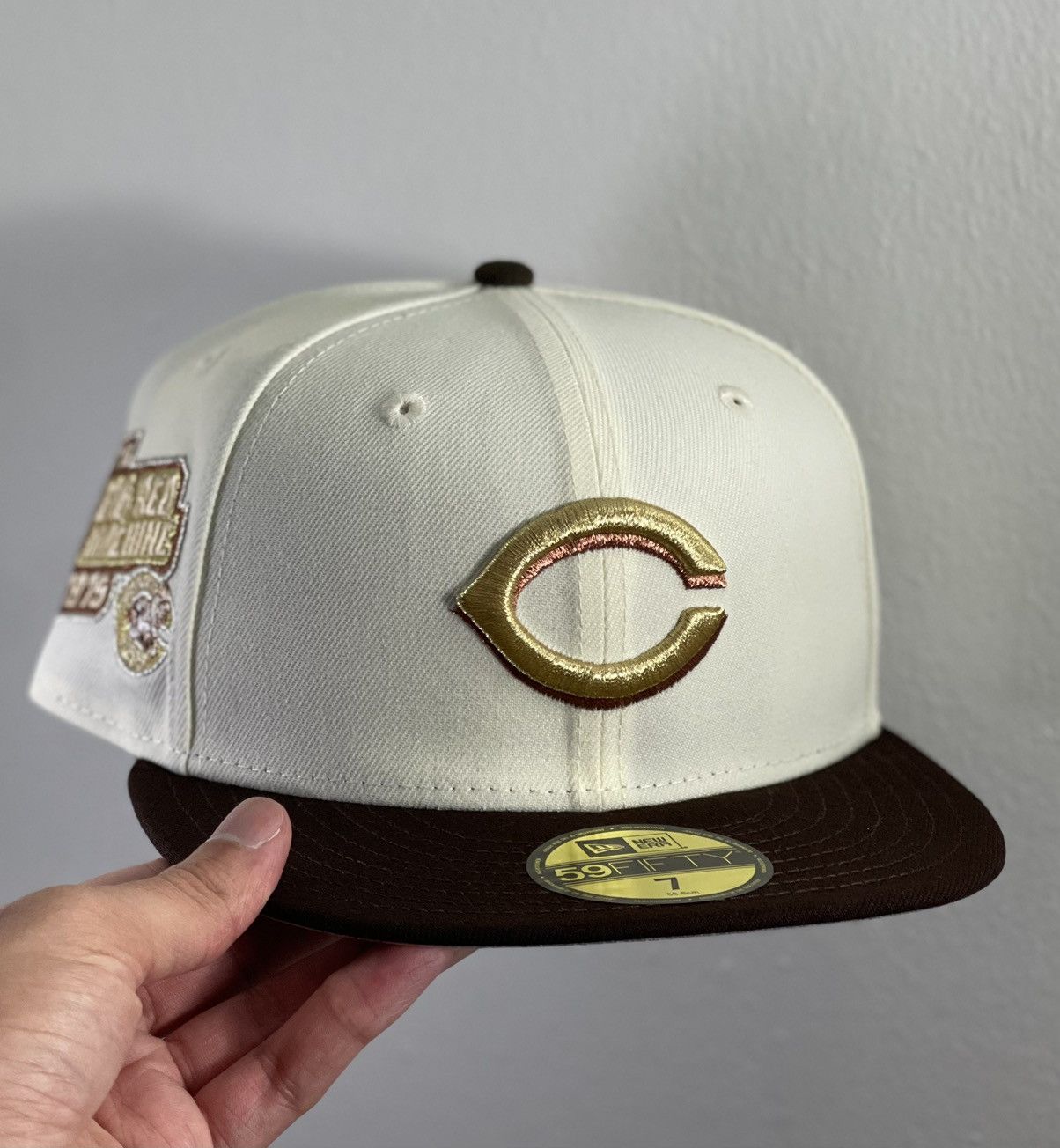 image of Mlb x New Era 7 All The Right X Rushmore "gold Machine" Cincinnati Reds, Men's