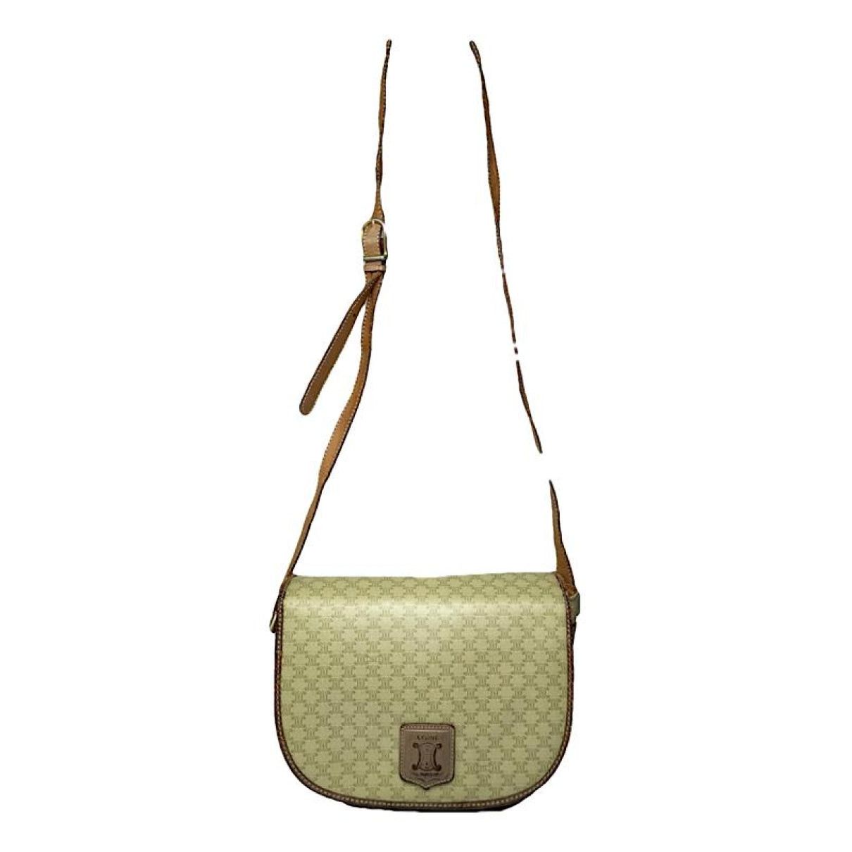 Celine Triomphe Beige Leather Handbag Size ONE SIZE - 1 Thumbnail