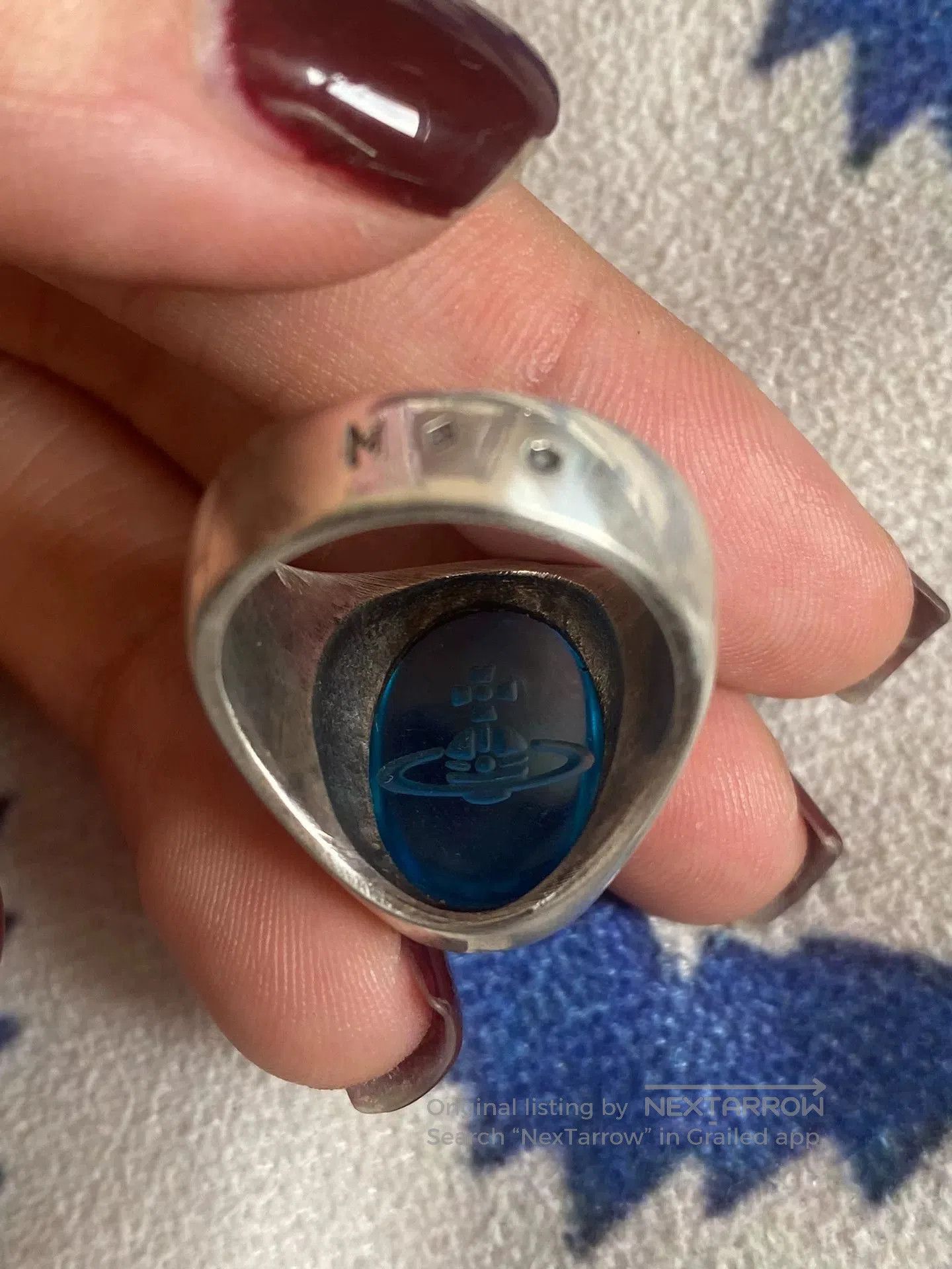 Vivienne Westwood vivienne westwood blue illusion ring. Size ONE SIZE - 8 Thumbnail