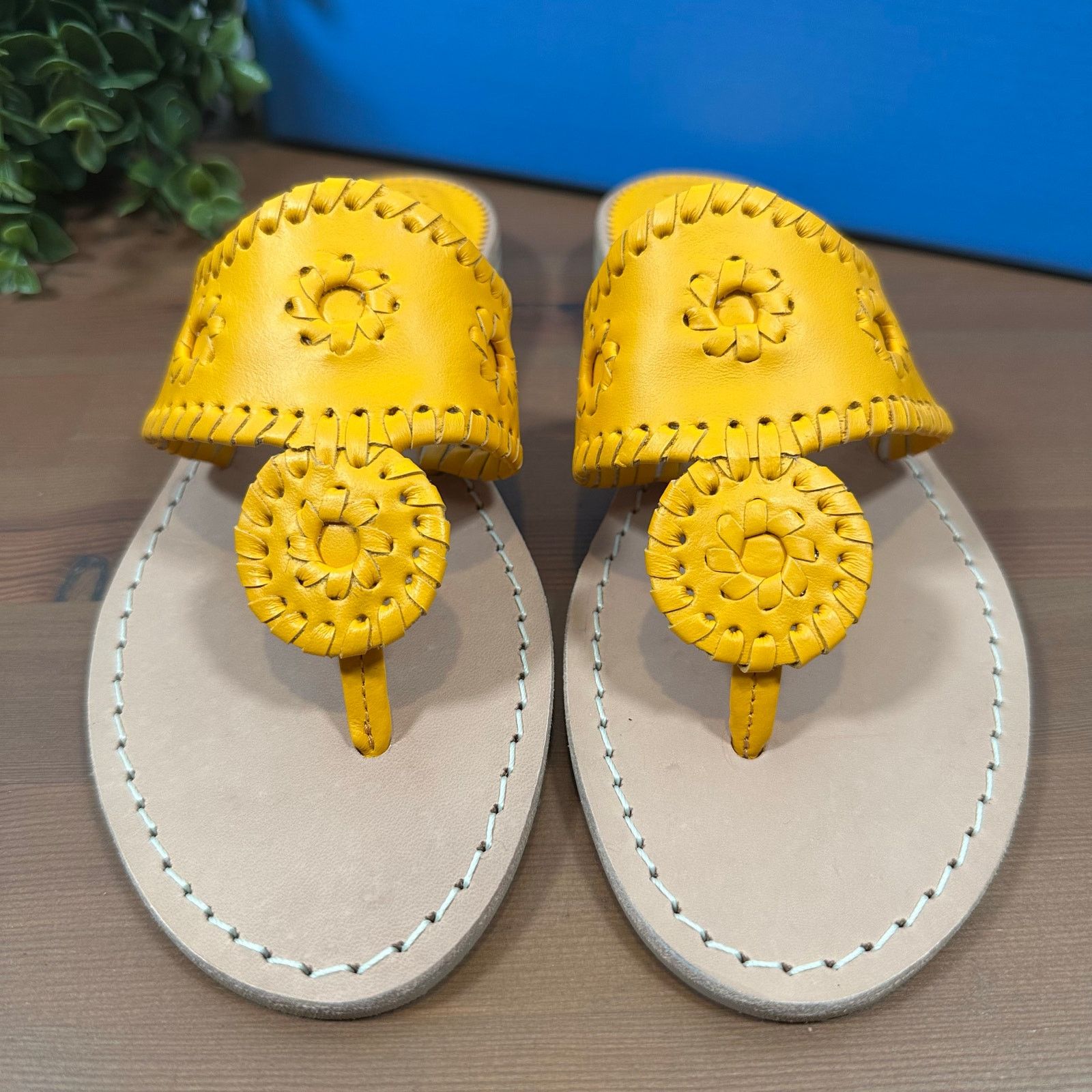 Jack Rogers Jack Rogers Jack Whipstitch Flat Sandals Size 6.5 $128 Size US 6.5 / IT 36.5 - 4 Thumbnail