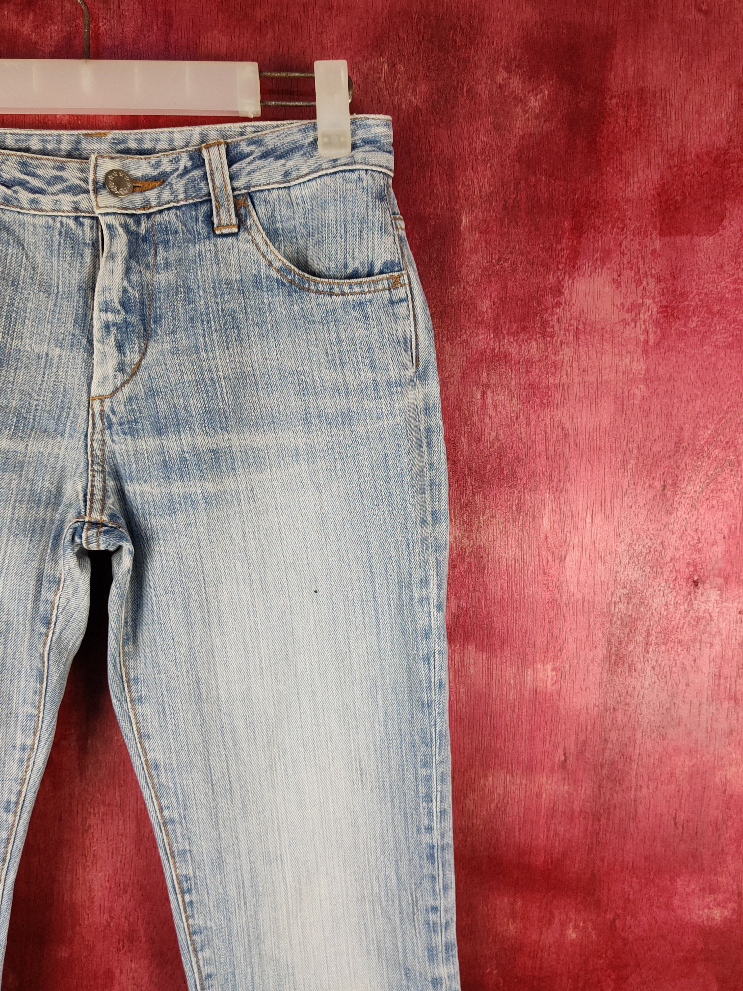 Japanese Brand Untitled Blue Distressed Multipocket Denim #S1586 Size 28" / US 6 / IT 42 - 5 Thumbnail