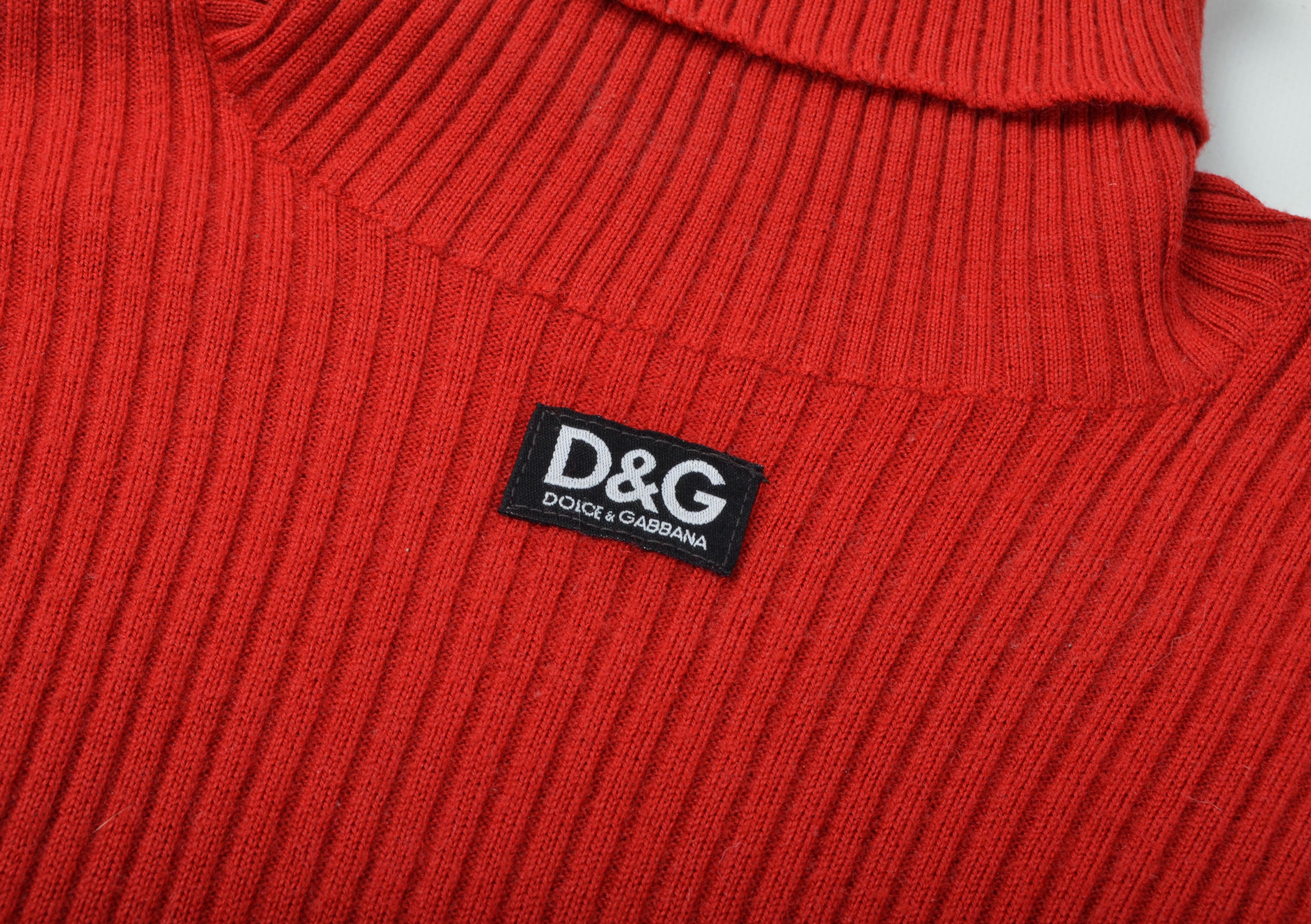 Dolce & Gabbana Vintage Dolce & Gabbana Rib Knit Turtleneck Jumper Size M / US 6-8 / IT 42-44 - 7 Thumbnail