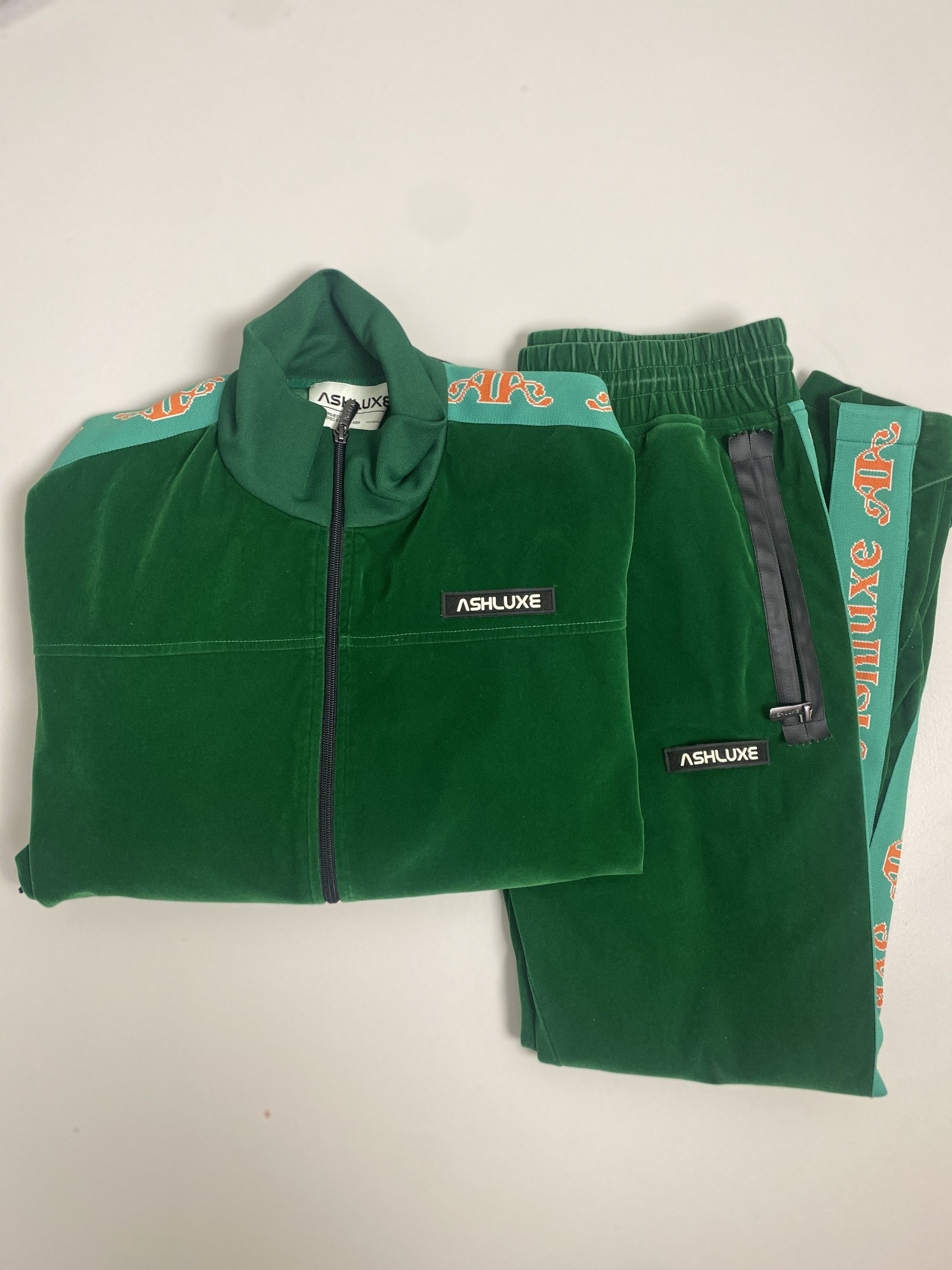 Other Ashluxe small logo track set track jacket pants Size US XL / EU 56 / 4 - 1 Thumbnail
