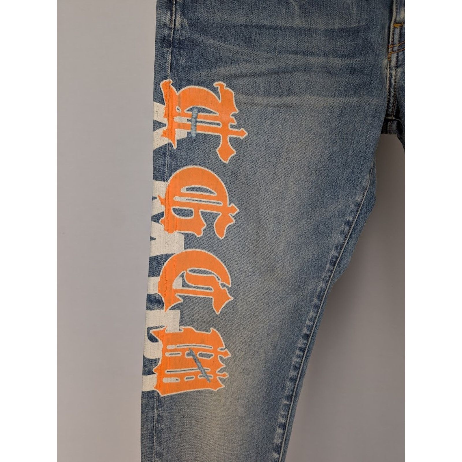 Amiri o1rshd1 TGCW Amiri Jeans in Orange Size US 36 / EU 52 - 6 Thumbnail