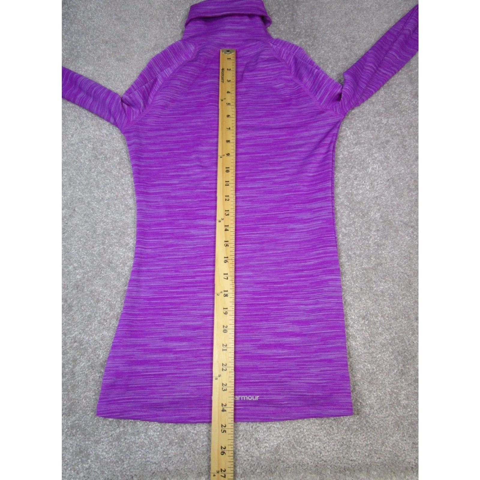 Under Armour Under Armour Pullover Sweatshirt Women’s Small Purple All Seasons Turtleneck Activewear - Regular Fit Size S / US 4 / IT 40 - 7 Thumbnail