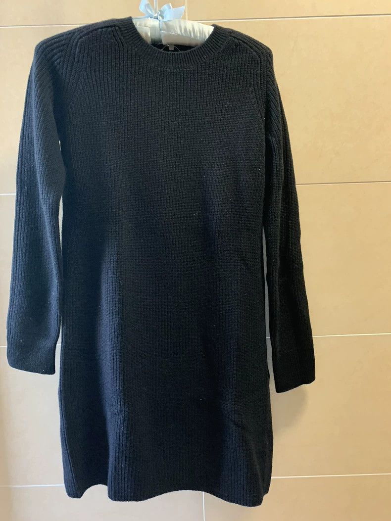 Helmut Lang HELMUT LANG Black cashmere wool blended knit dress Size XS / US 0-2 / IT 36-38 - 1 Thumbnail