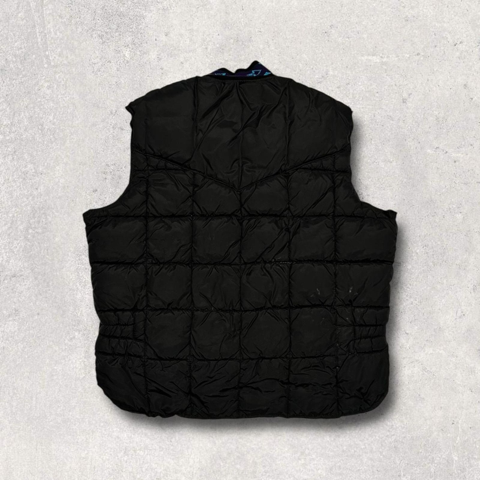 Walls Walls (Vintage) Black Full-Zip Quilted Puffer Vest Size US XL / EU 56 / 4 - 3 Thumbnail