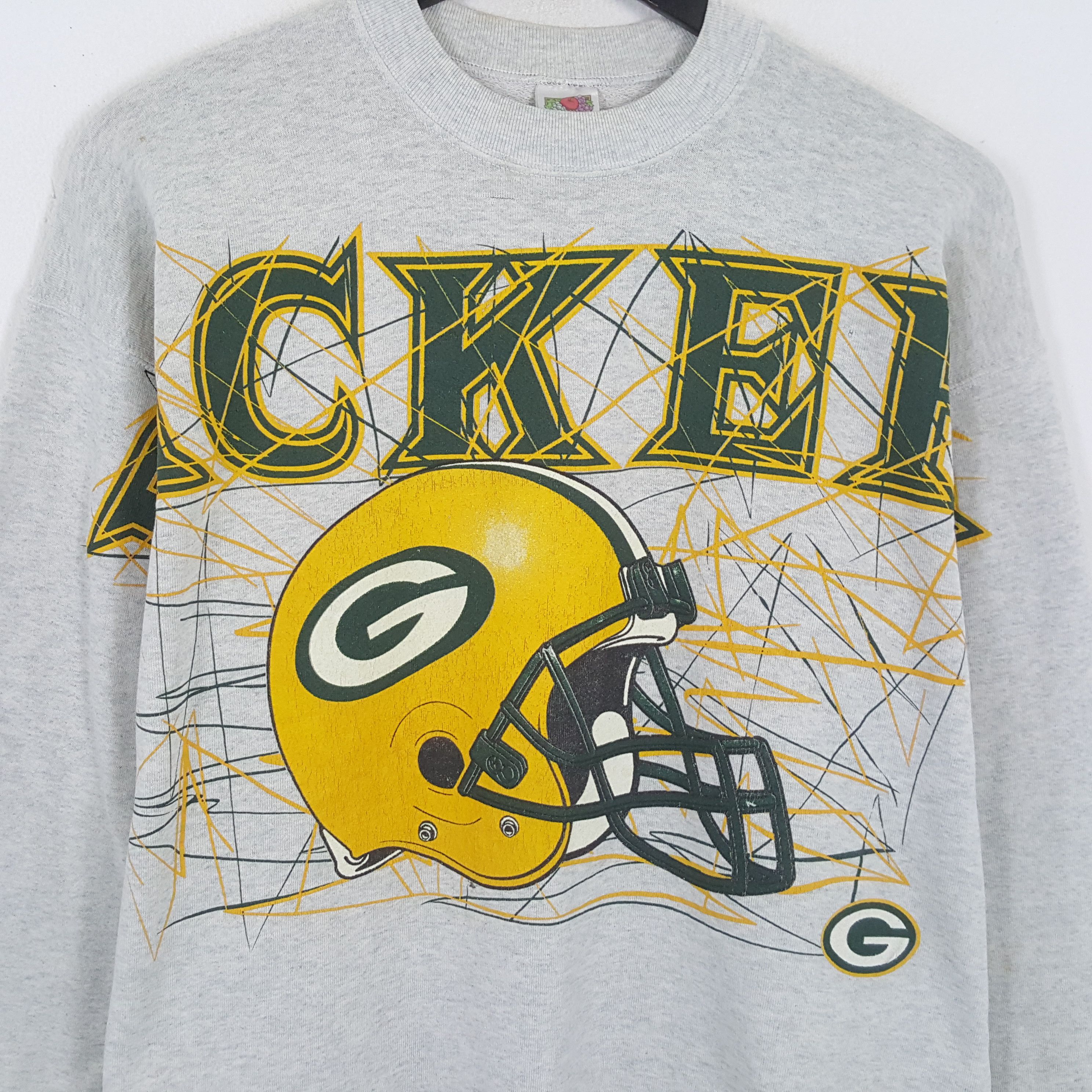 Fruit Of The Loom × NFL × Vintage GREENBAY PACKERS NFL Football Team Vintage Sweatshirt Size US XL / EU 56 / 4 - 2 Thumbnail