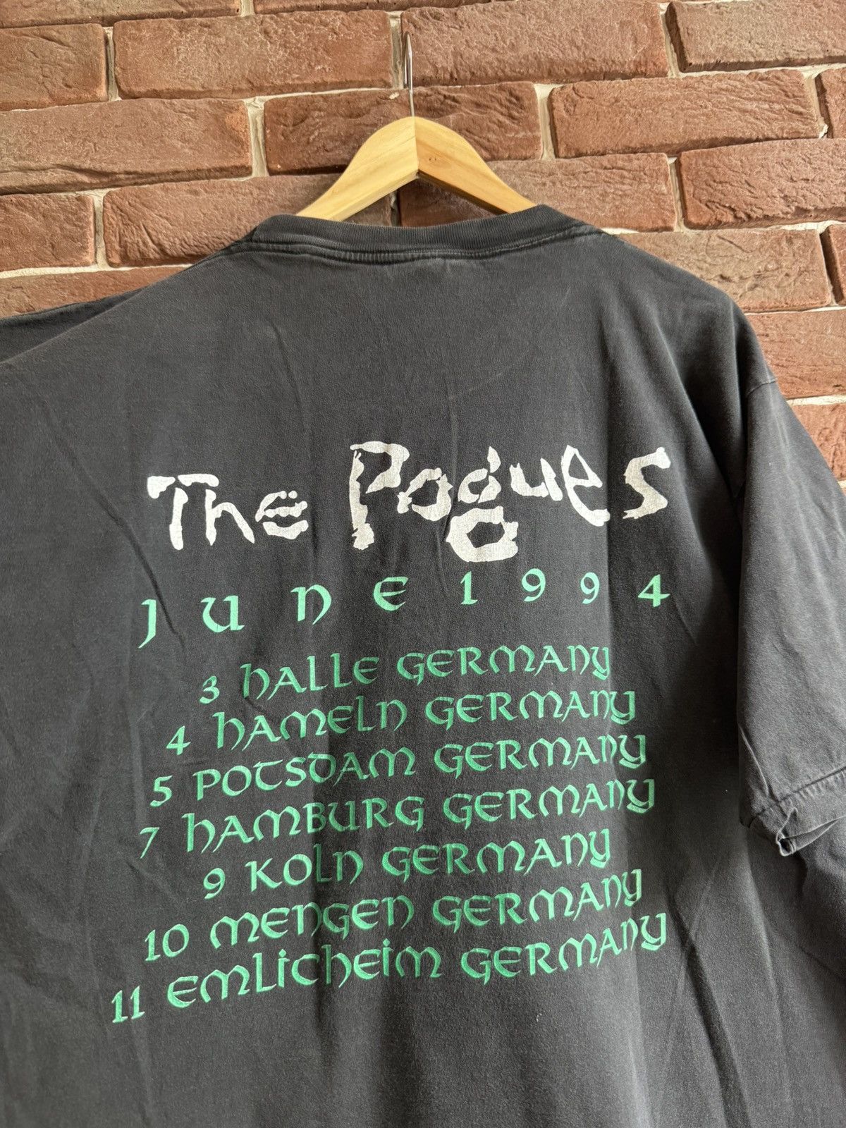 Band Tees 1994 The Pogues Vintage Tour 90s Punk Band Tee XL euro Size US XL / EU 56 / 4 - 9 Thumbnail