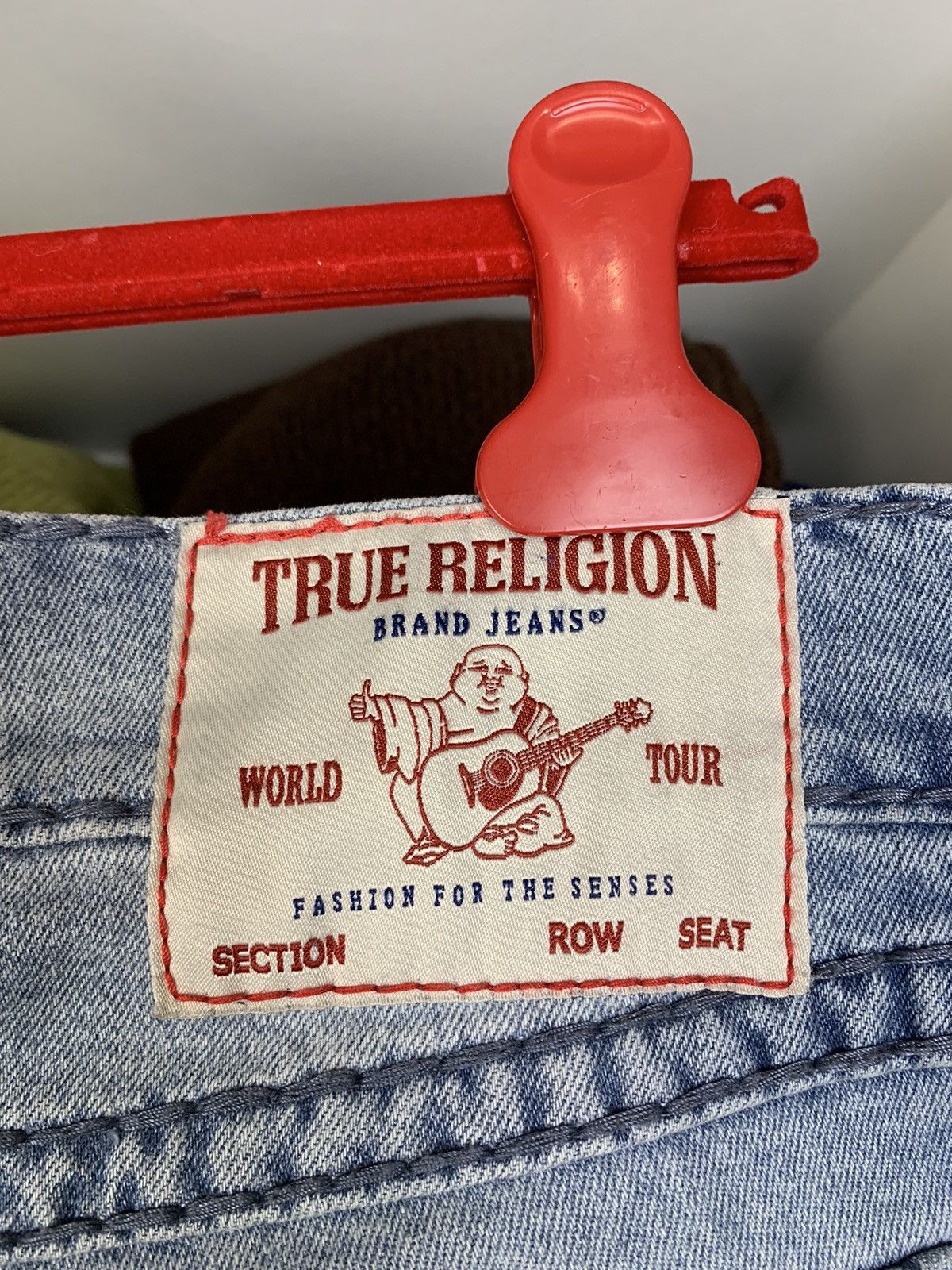 True Religion Rocco Relaxed Skinny Distressed Denim Jeans