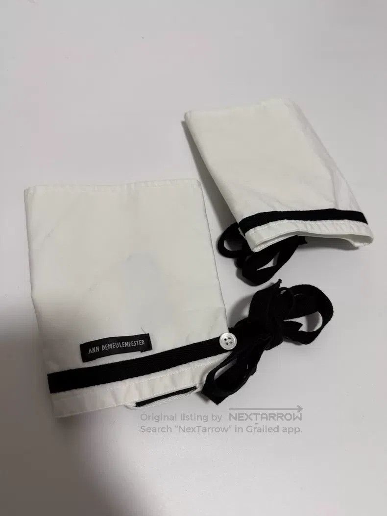 Ann Demeulemeester Ann Demeulemeester Fake Cuff Band Cuff Accessory Size ONE SIZE - 4 Thumbnail