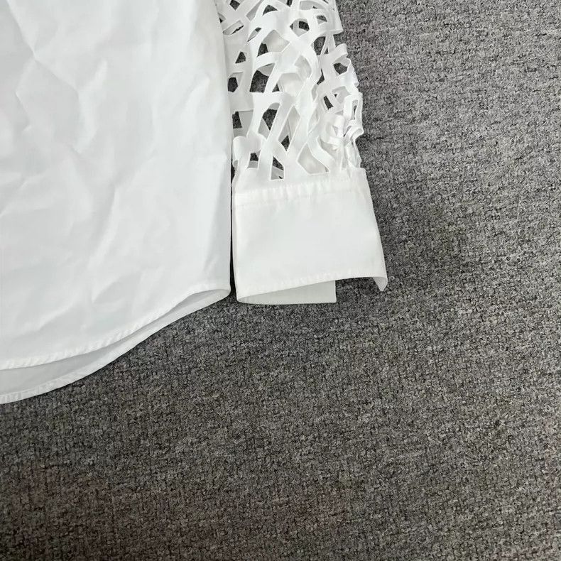 Louis Vuitton Louis Vuitton White Long Sleeve Shirt -2505 Size US M / EU 48-50 / 2 - 3 Thumbnail