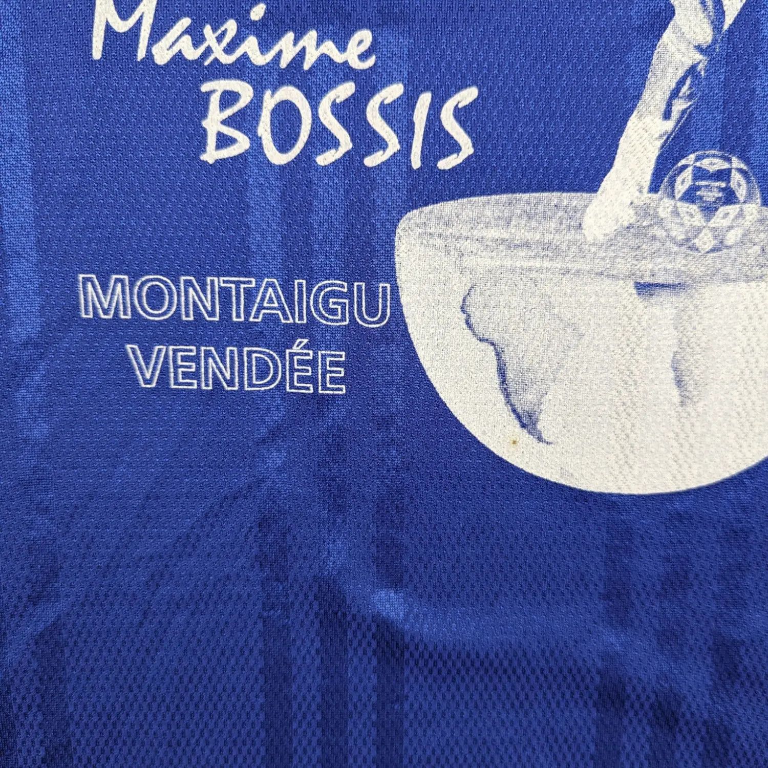 Adidas Vintage 90's ADIDAS Mondial Minimes Montaigu Football Jersey Size US M / EU 48-50 / 2 - 5 Thumbnail