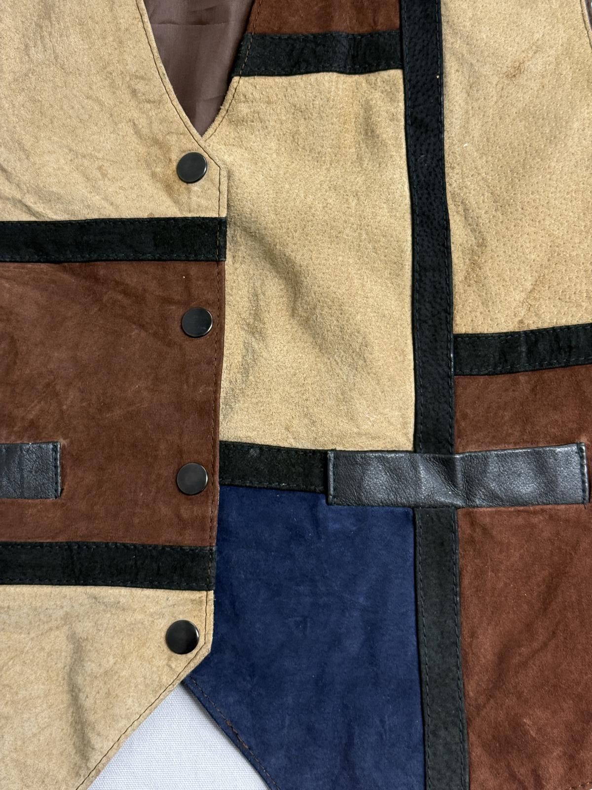 Northwest Territory Color Block Suede & Leather Vest - Northwest Territory - L Size US L / EU 52-54 / 3 - 5 Thumbnail