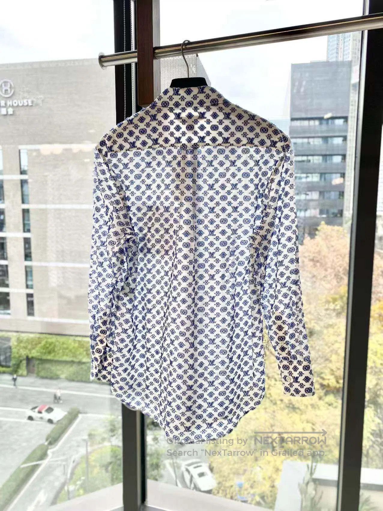 Louis Vuitton Louis Vuitton 24SS presby-flower full of logo shirt| Size XXS / US 00 / IT 34 - 3 Thumbnail