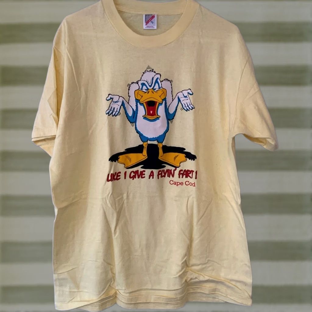 Jerzees VINTAGE CAPE COD SINGLE STITCH SHIRT SZ XL Jerzees Men Yellow Size US XL / EU 56 / 4 - 1 Thumbnail