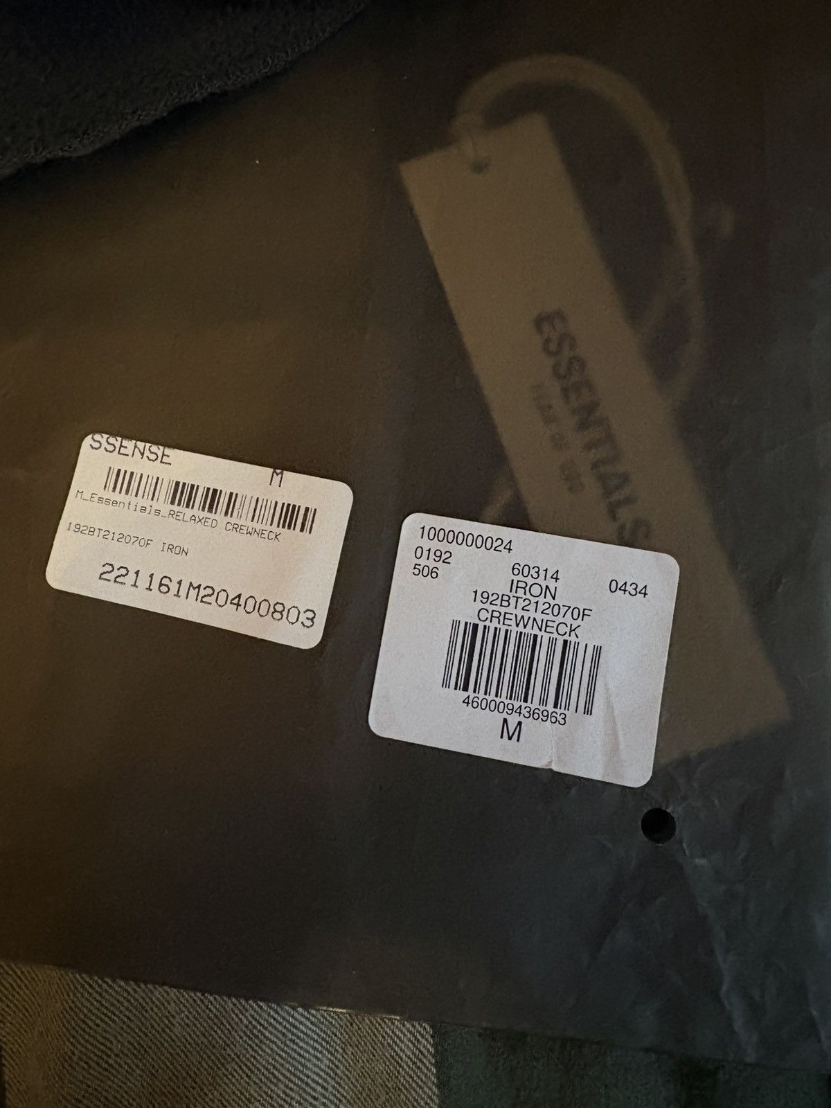 Fear of God FEAR OF GOD ESSENTIALS RELAXED CREWNECK SWEATSHIRT Size US M / EU 48-50 / 2 - 7 Thumbnail