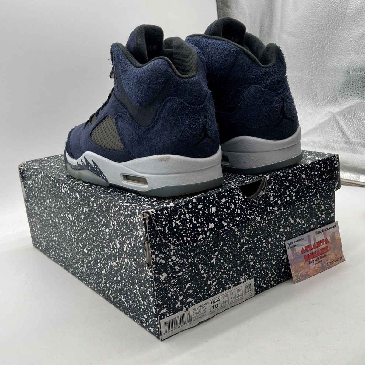 Jordan Brand Air Jordan 5 midnight navy Size US 10.5 / EU 43-44 - 4 Thumbnail