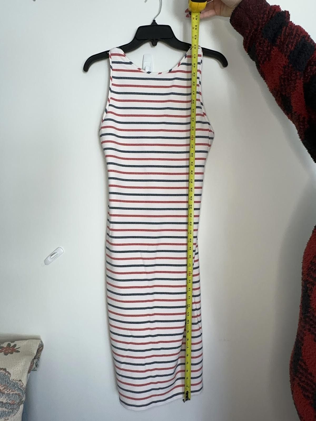 Zara ZARA Striped Bodycon Dress - Sz. M Size M / US 6-8 / IT 42-44 - 6 Thumbnail