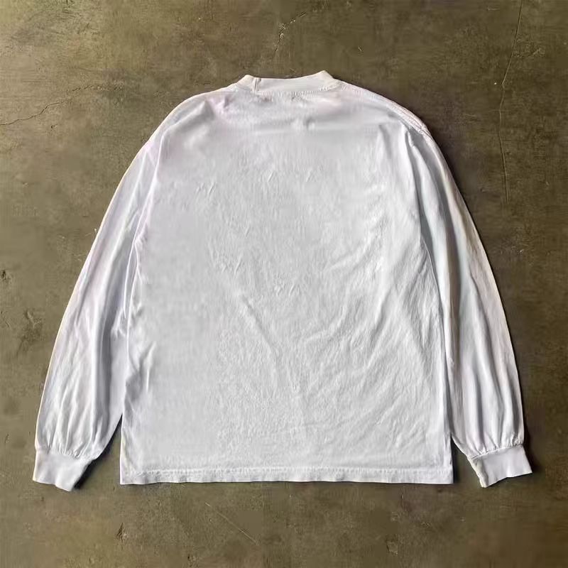 Japanese Brand White washed vintage hand print cotton t-shirt Size US M / EU 48-50 / 2 - 2 Thumbnail