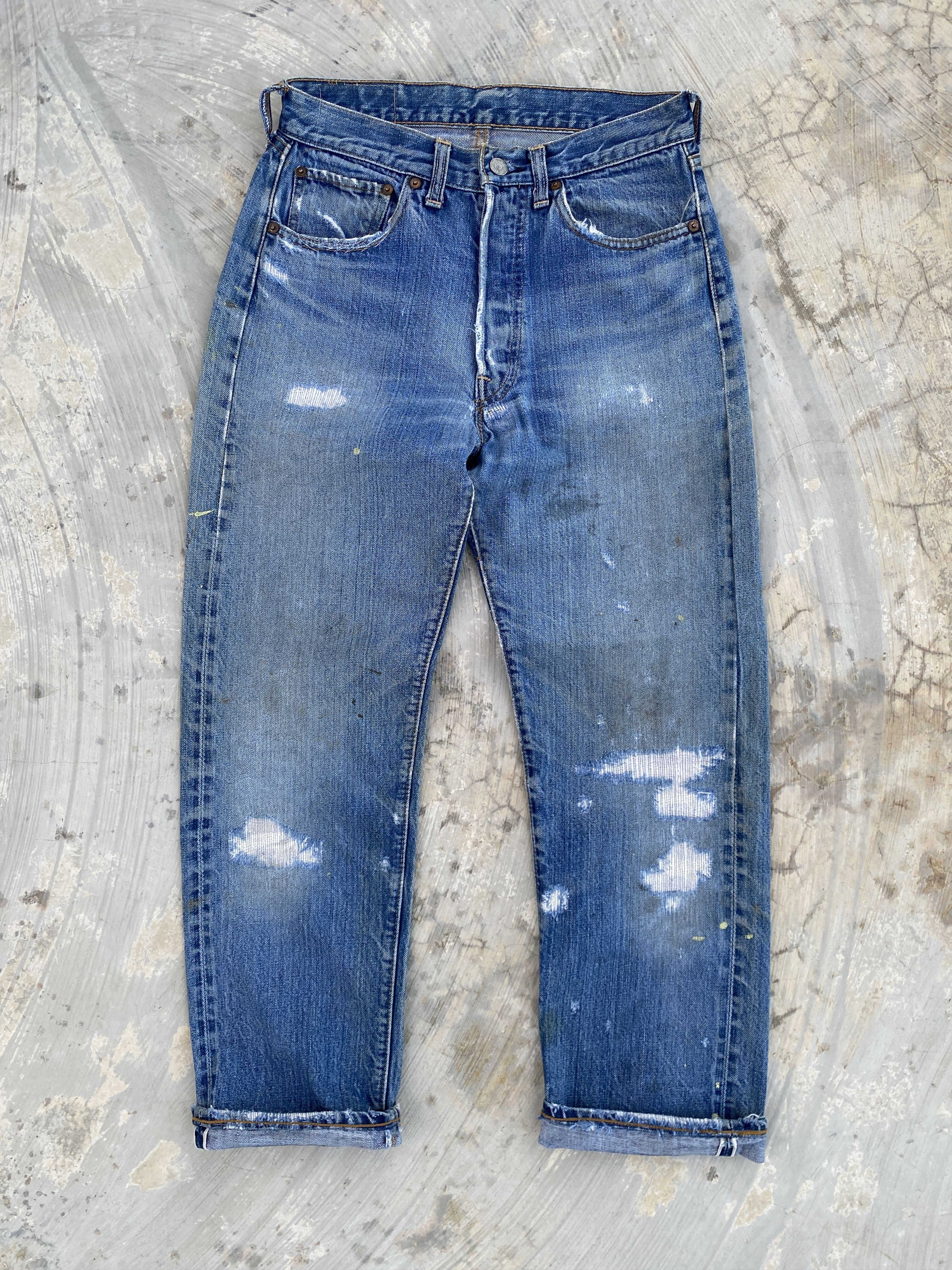60〜70s Levis 501 BIG E vintge Levis 501 XX Big E True Vintage 60s Redline THRASHED Denim