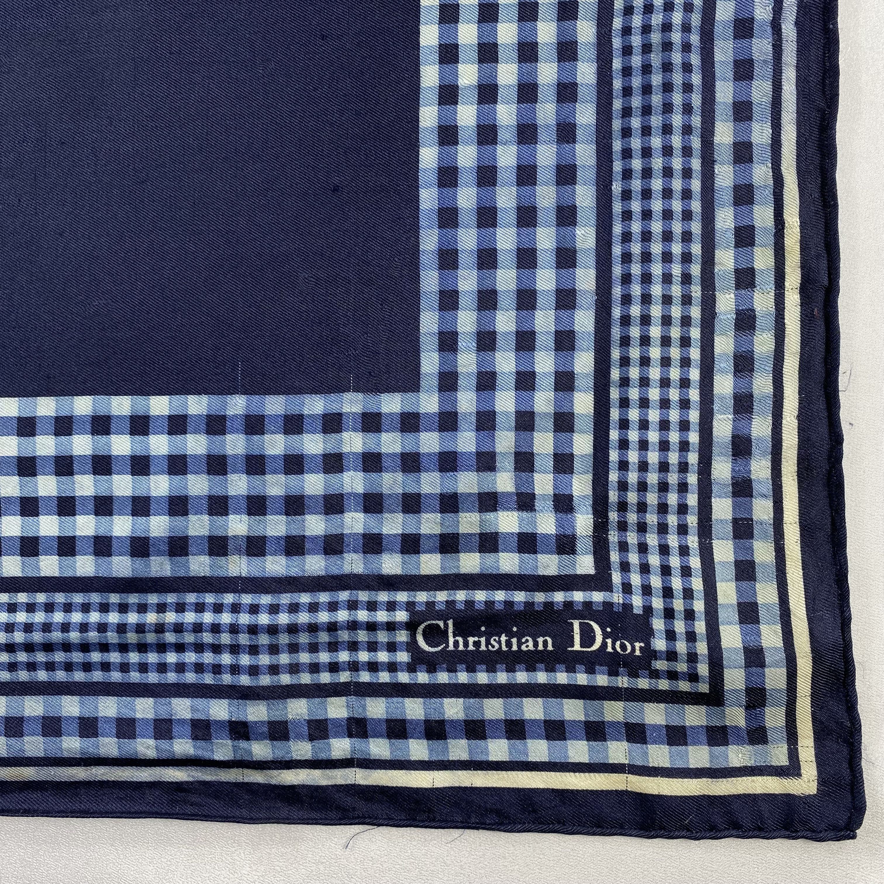 Vintage Christian Dior Monsieur Handkerchief / Neckerchief-P1189 Size ONE SIZE - 4 Thumbnail