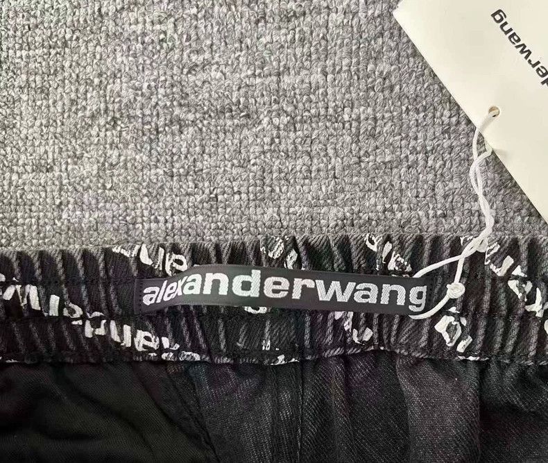 Alexander Wang Alexander Wang Logo Print Jogger Pants- Size 24" / US 00 / IT 34 - 4 Thumbnail