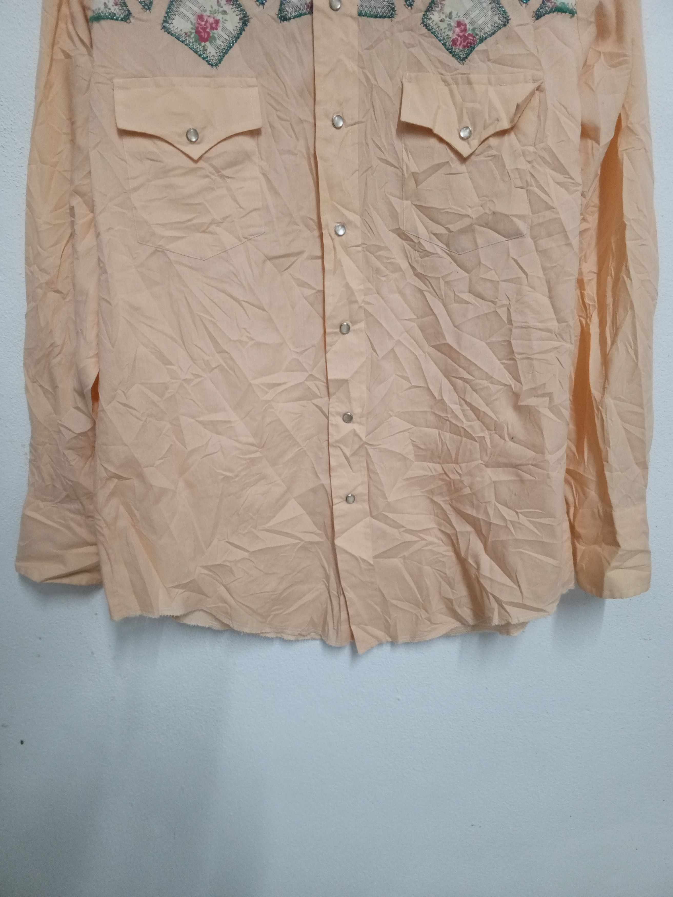Mustang {💥rare 70s vintage mustang💥} snap button shirt rare Size US L / EU 52-54 / 3 - 6 Thumbnail