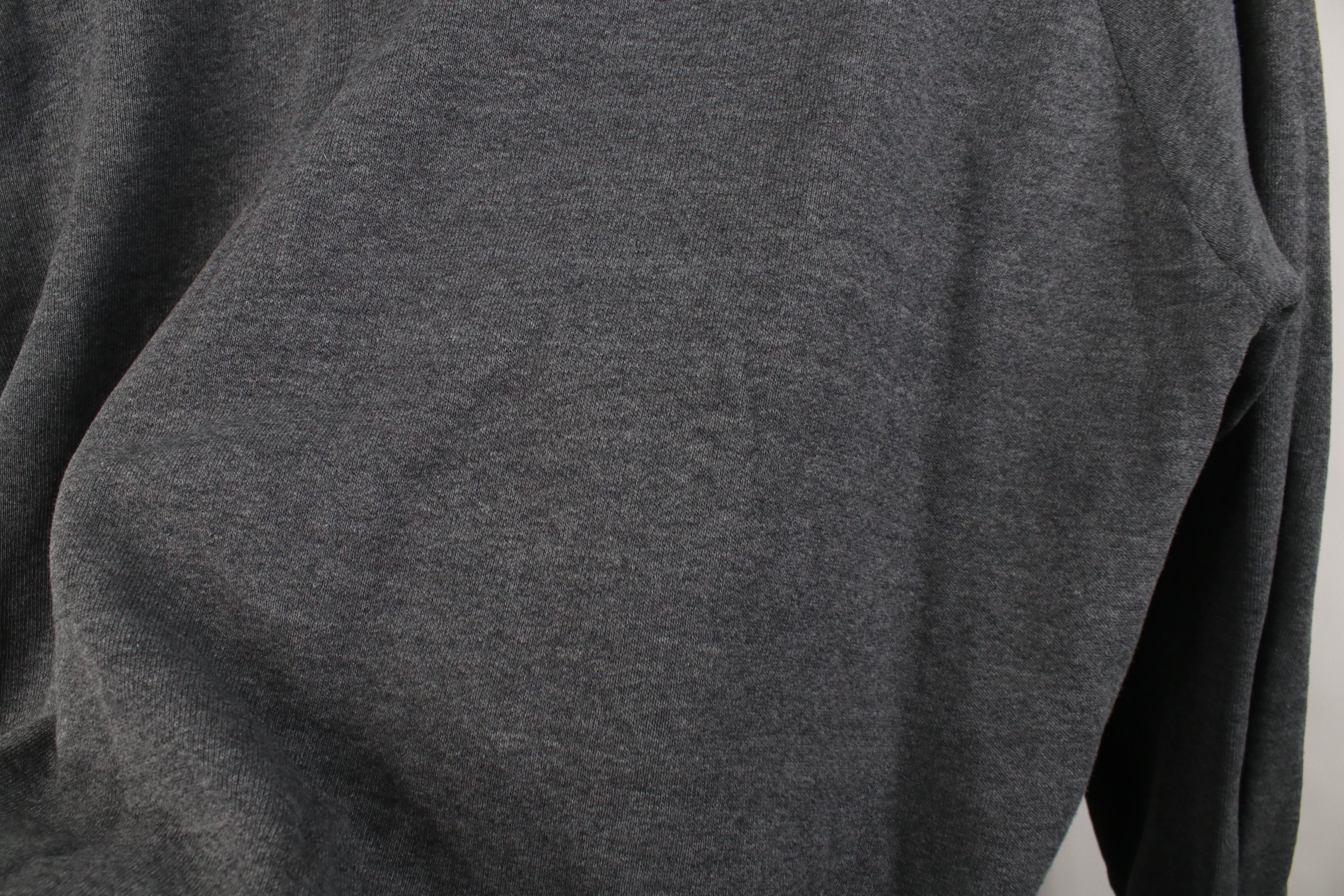 Vintage Vintage 90s Streetwear Blank Raglan Crewneck Sweatshirt Gray Size US L / EU 52-54 / 3 - 5 Thumbnail