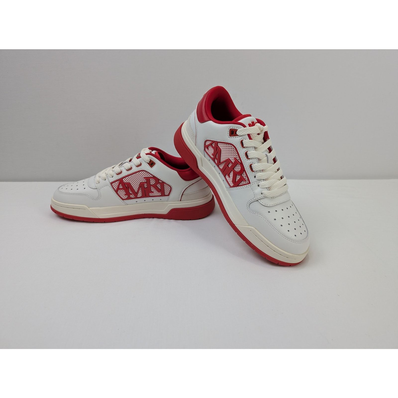 Amiri o1rshd1 Classic Low top Sneakers in White/Red Size US 11 / EU 44 - 12 Thumbnail