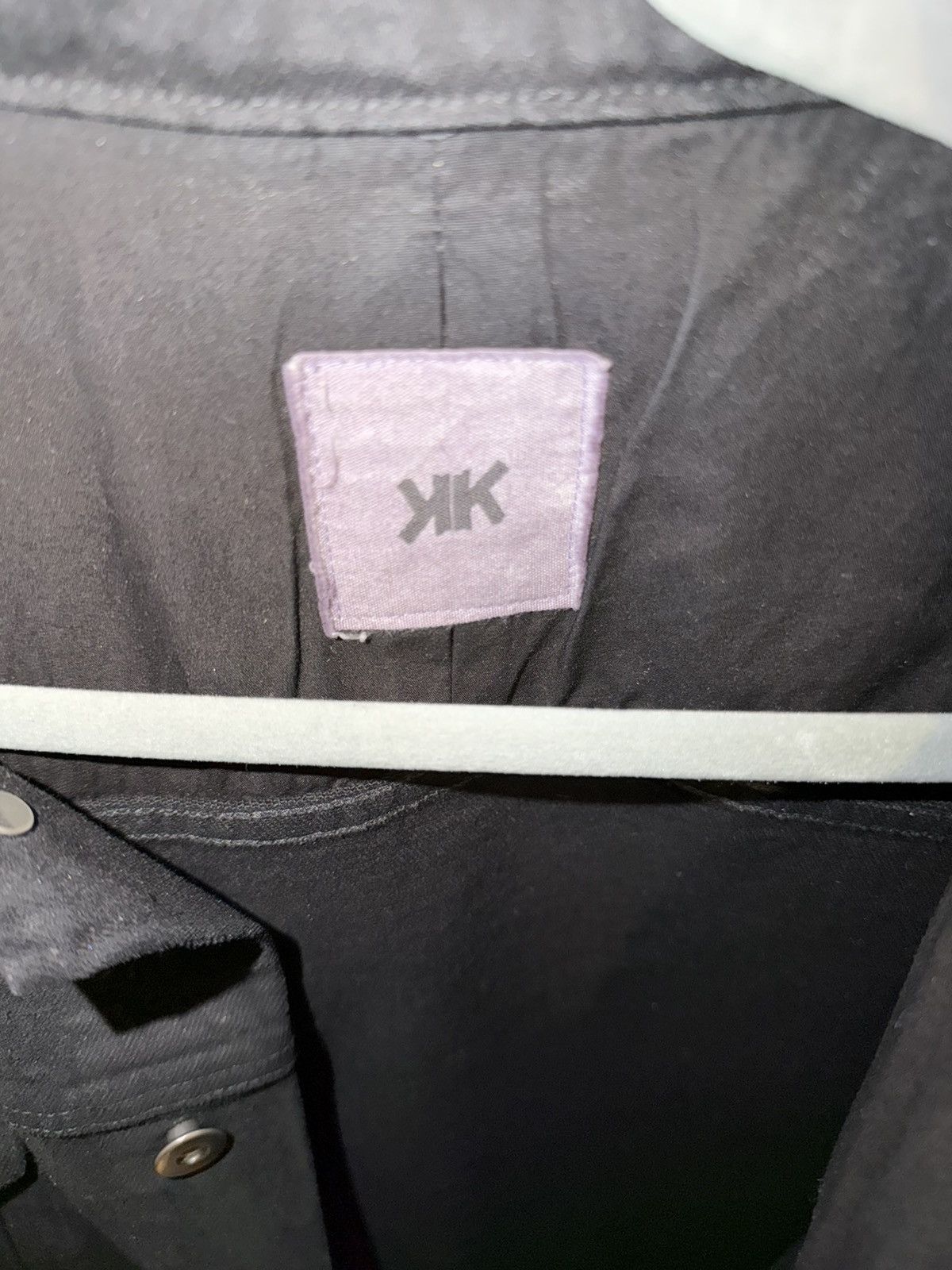 K-Two Studios Ktwo Studios Onyx Waxed Denim Jacket | Grailed