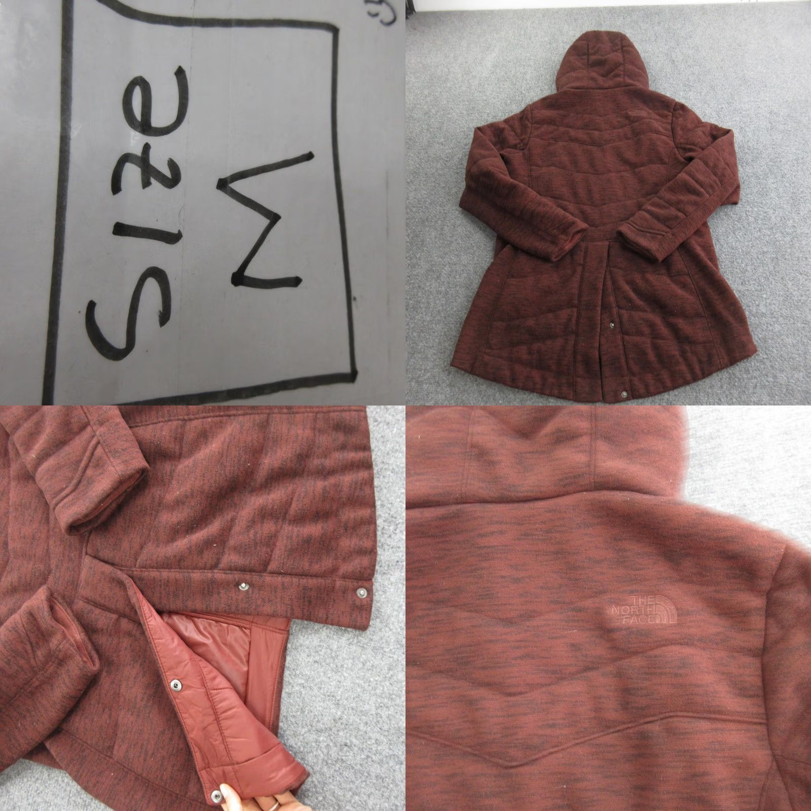 The North Face The North Face Coat Womens Medium Red Fleece Lined Hooded Parka Warm Insulated Size M / US 6-8 / IT 42-44 - 9 Thumbnail