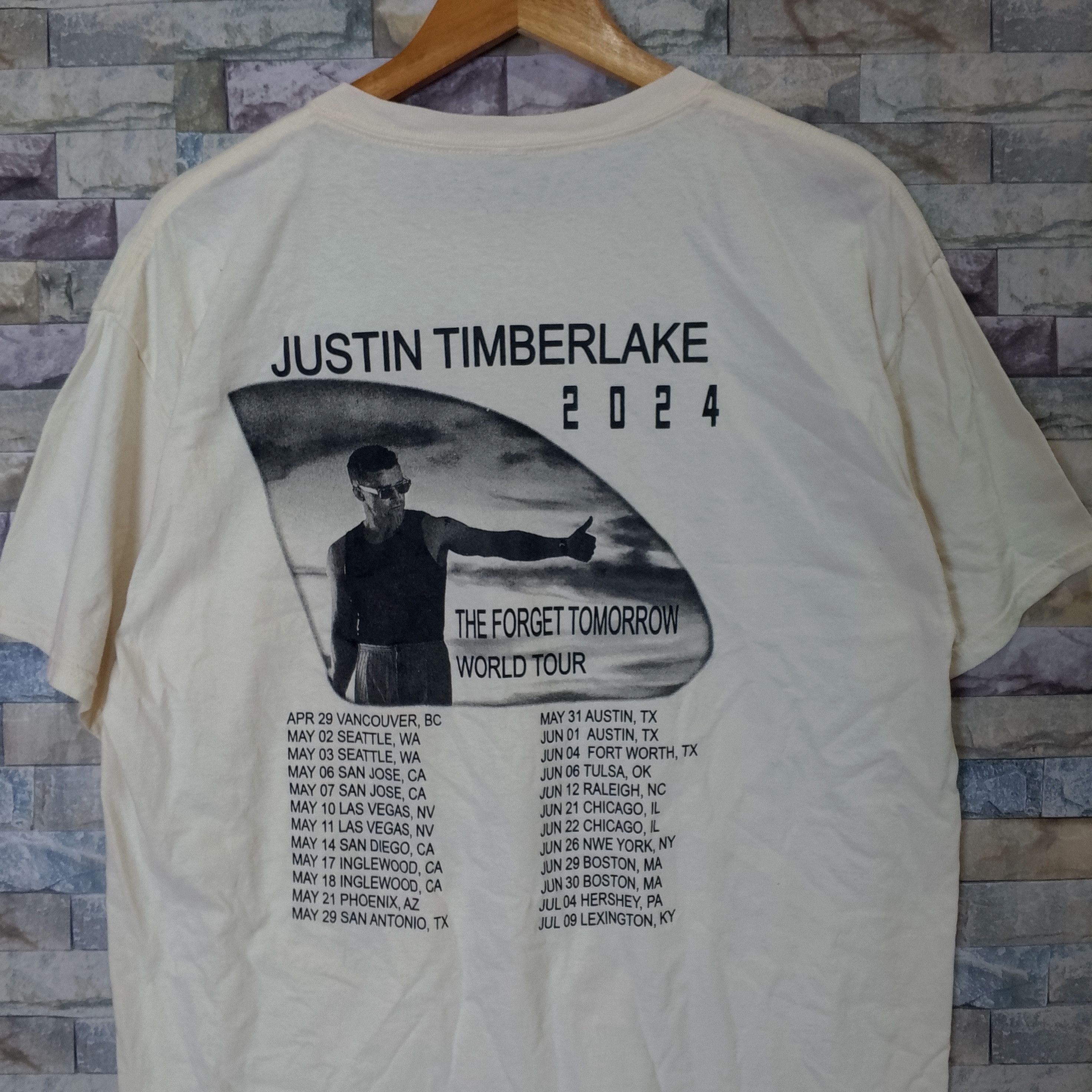 Rap Tees Justin Timberlake Tour Tee Size US L / EU 52-54 / 3 - 5 Thumbnail