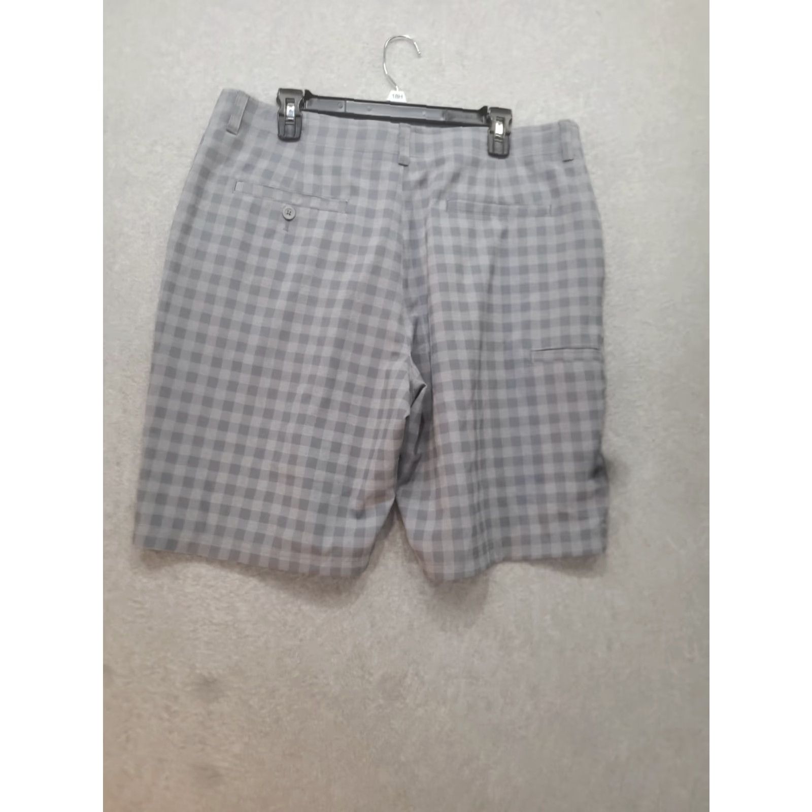 Vintage Jack Nicklaus Men's Plaid Short Pants Green Size 38 Flat Front Light Wt. Stretch Size US 38 / EU 54 - 5 Thumbnail