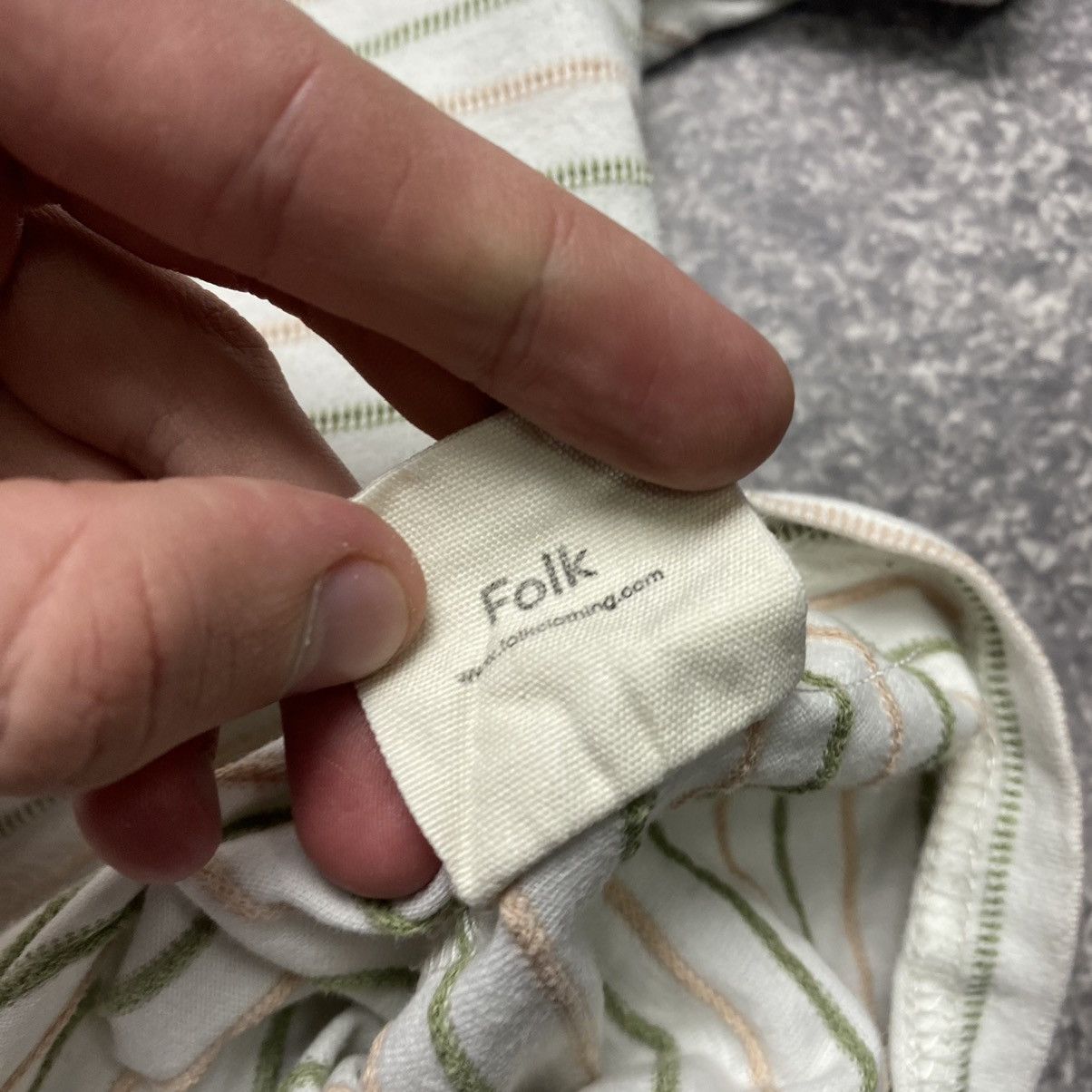 Designer Designer Folk basic oldmoney Streetwear tee Size US M / EU 48-50 / 2 - 8 Thumbnail