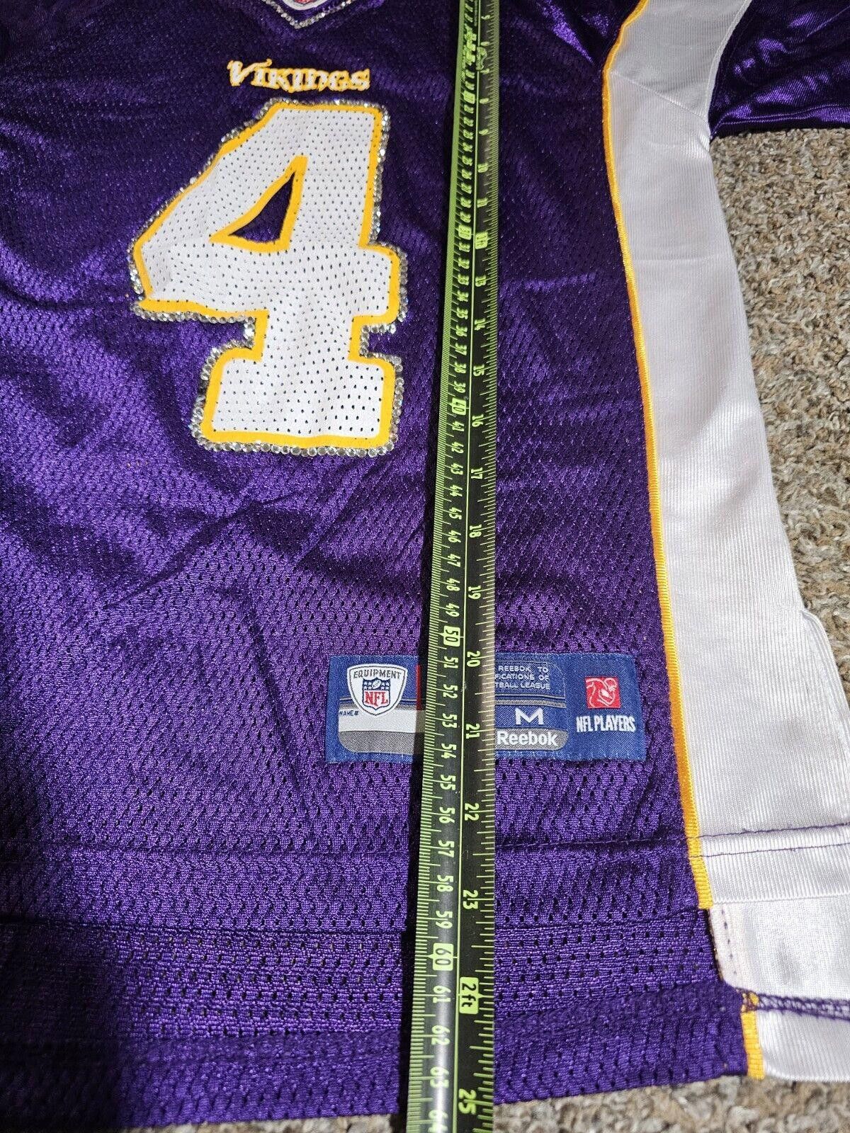 Reebok Minnesota Vikings Brett Favre Jersey Bedazzled Reebok M Size ONE SIZE - 6 Thumbnail
