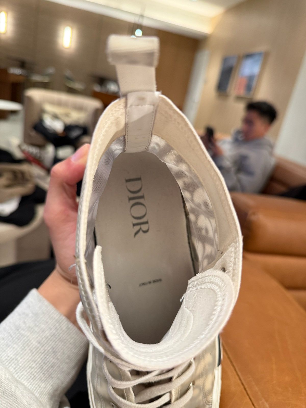 Dior STEAL! Dior Oblique B23 High top shoes Size US 11 / EU 44 - 11 Thumbnail