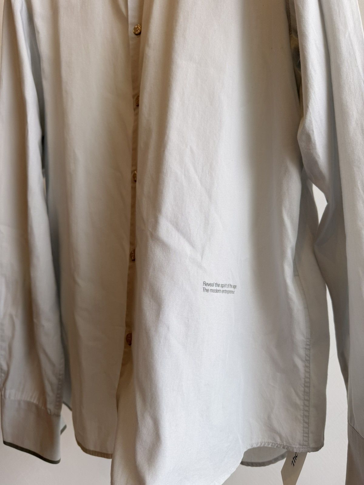 J.Lindeberg J.Lindeberg Light Grey Buttondown Shirt Size 50 Size US M / EU 48-50 / 2 - 3 Thumbnail
