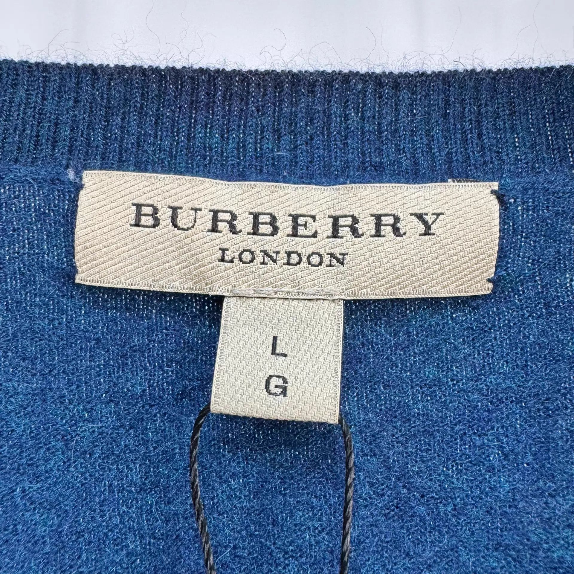 Burberry Burberry check cashmere knit sweater L 99 New Size L / US 10 / IT 46 - 5 Thumbnail